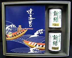 画像1: 仏事用「特選」焼海苔３帖と銘茶セット