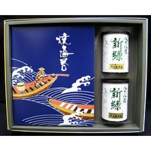 画像: 仏事用「特選」焼海苔３帖と銘茶セット